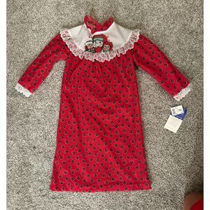 Snowden and Friends Vintage 90s Toddler Girls Nightgown Pajamas